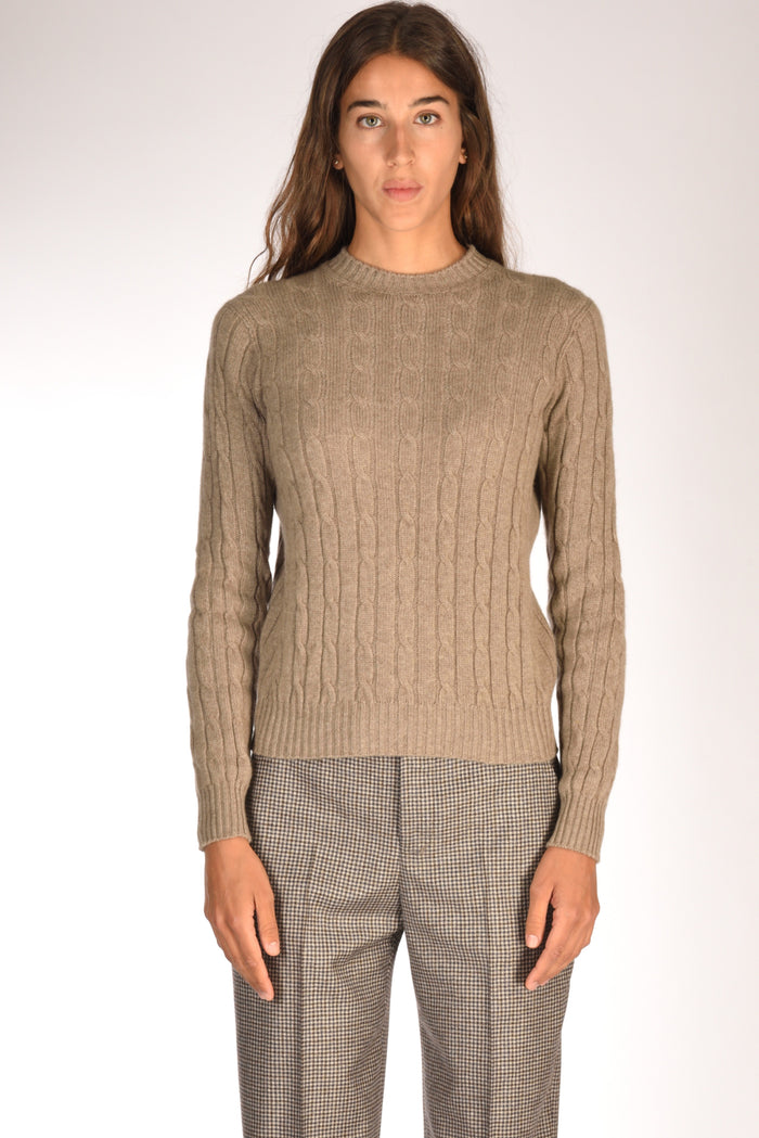 Five Girocollo Treccia Marrone Chiaro Donna - 2