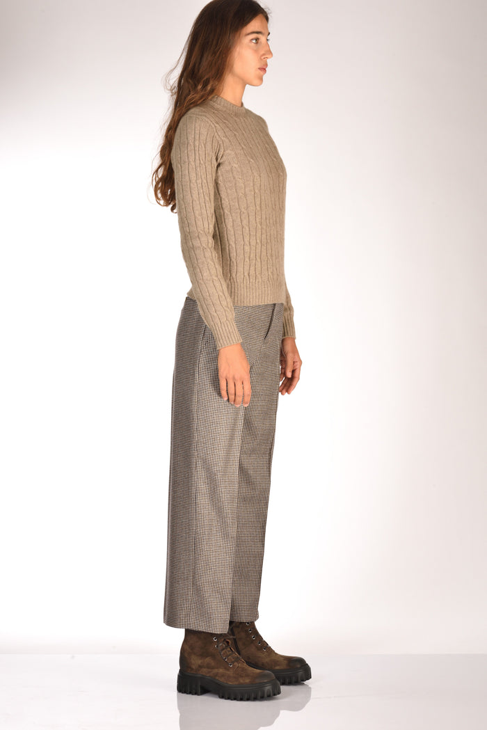 Five Girocollo Treccia Marrone Chiaro Donna - 4