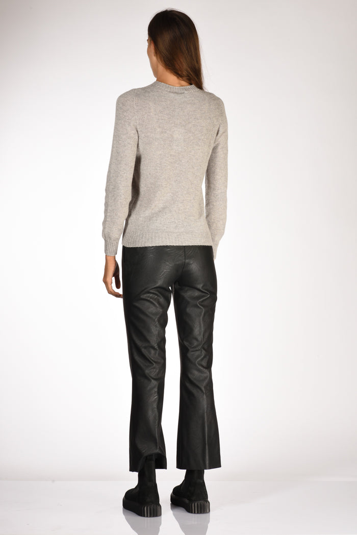 Five Maglia Girocollo Grigio Chiaro Donna - 5