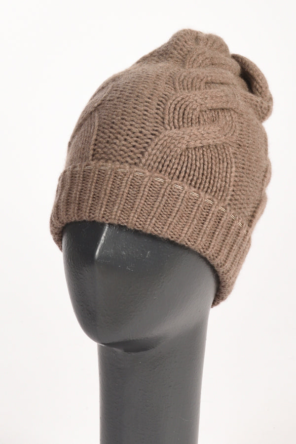 Five Cappello Treccia Marrone Donna-2