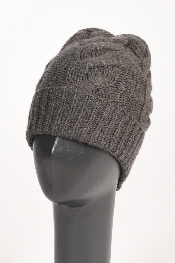 Five Cappello Treccia Grigio Scuro Donna-2