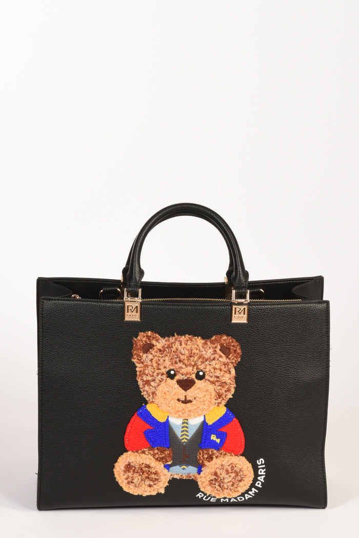 Rue Madam Paris Borsa Marvin Tote Nero Donna - 1