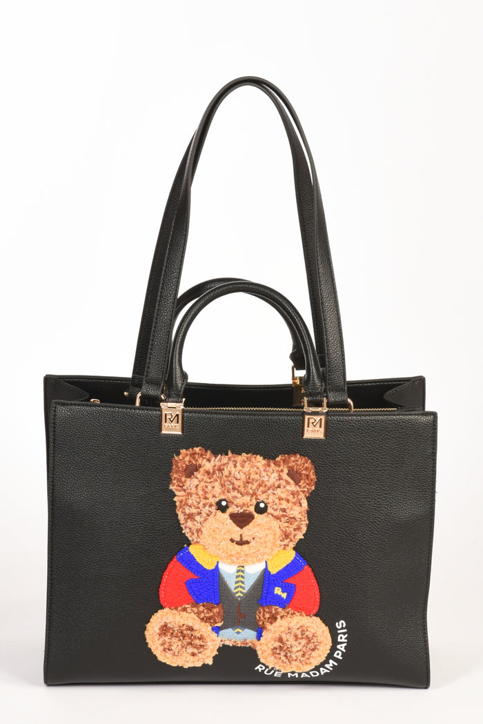 Rue Madam Paris Borsa Marvin Tote Nero Donna - 3