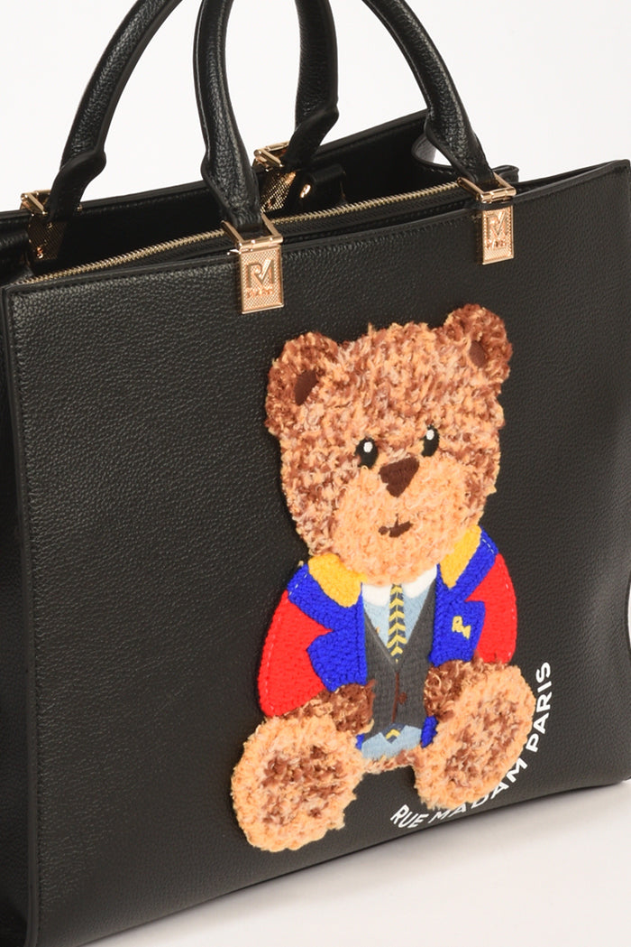 Rue Madam Paris Borsa Marvin Tote Nero Donna - 4