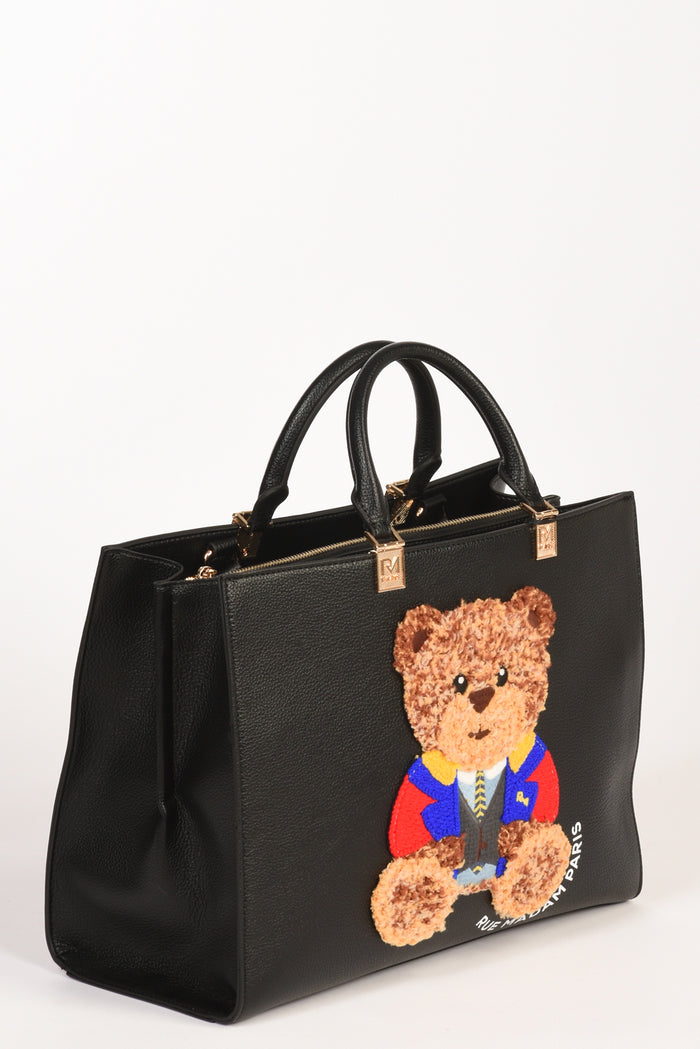 Rue Madam Paris Borsa Marvin Tote Nero Donna - 5