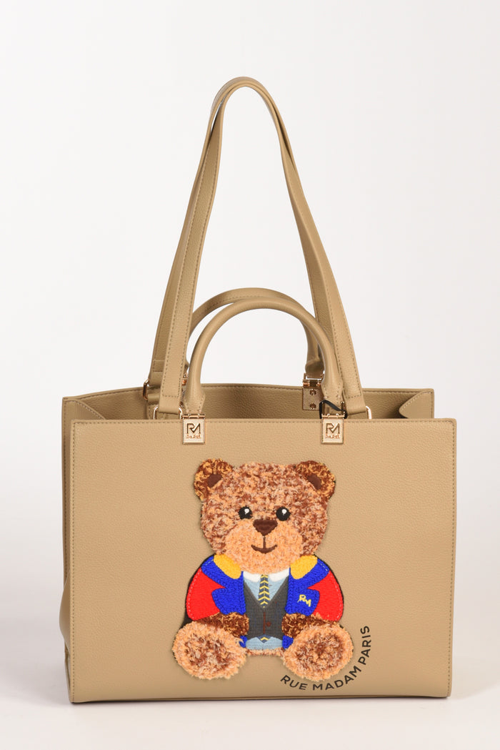 Rue Madam Paris Borsa Marvin Tote Beige Donna - 3