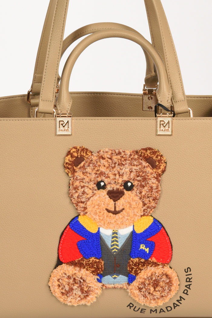 Rue Madam Paris Borsa Marvin Tote Beige Donna - 4
