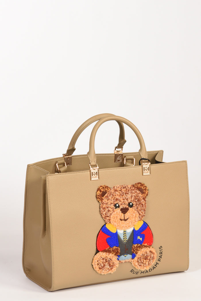 Rue Madam Paris Borsa Marvin Tote Beige Donna - 5