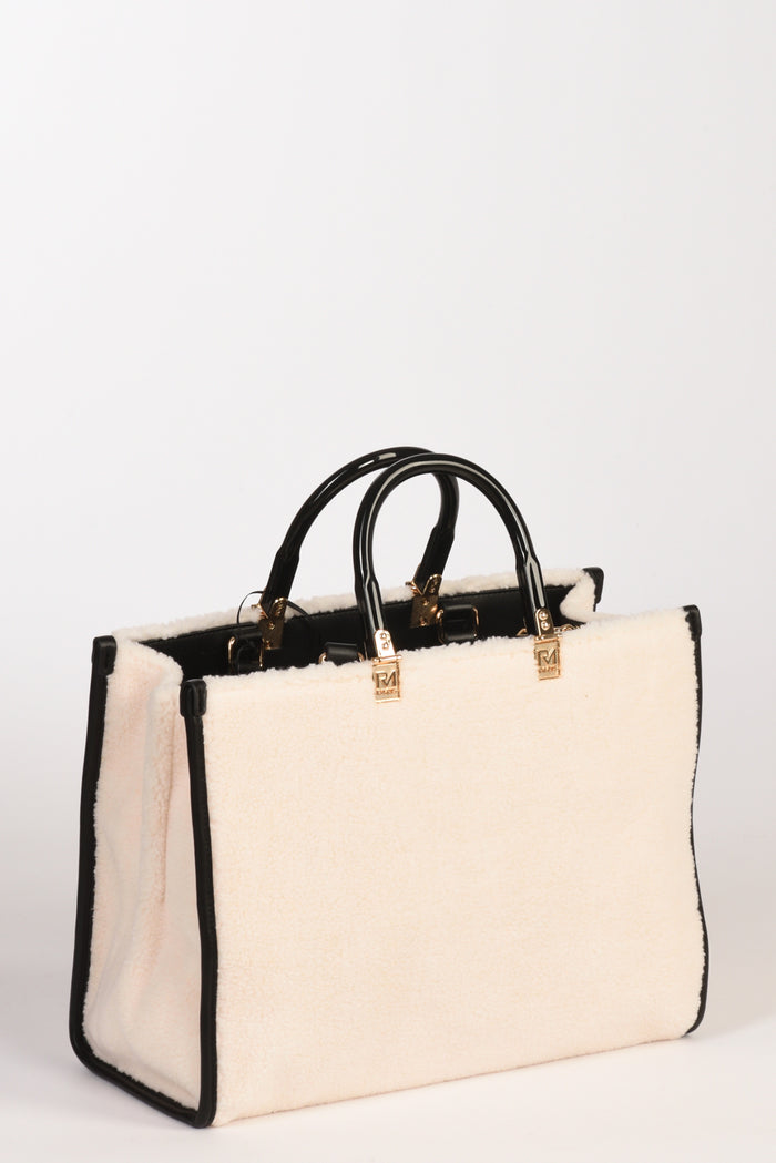 Rue Madam Paris Borsa Marvin Tote Bianco Naturale Donna - 5