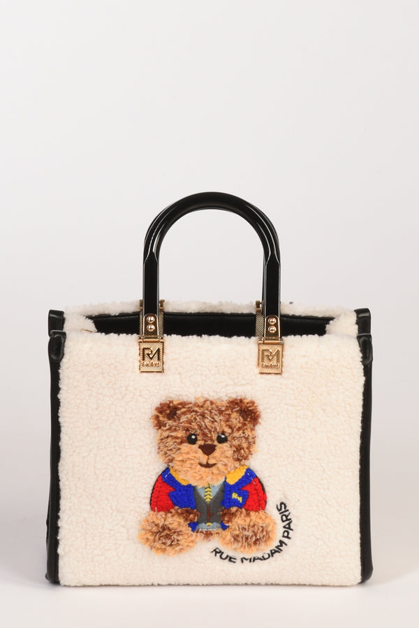 Rue Madam Paris Borsa Marvin Mini Bianco Naturale Donna