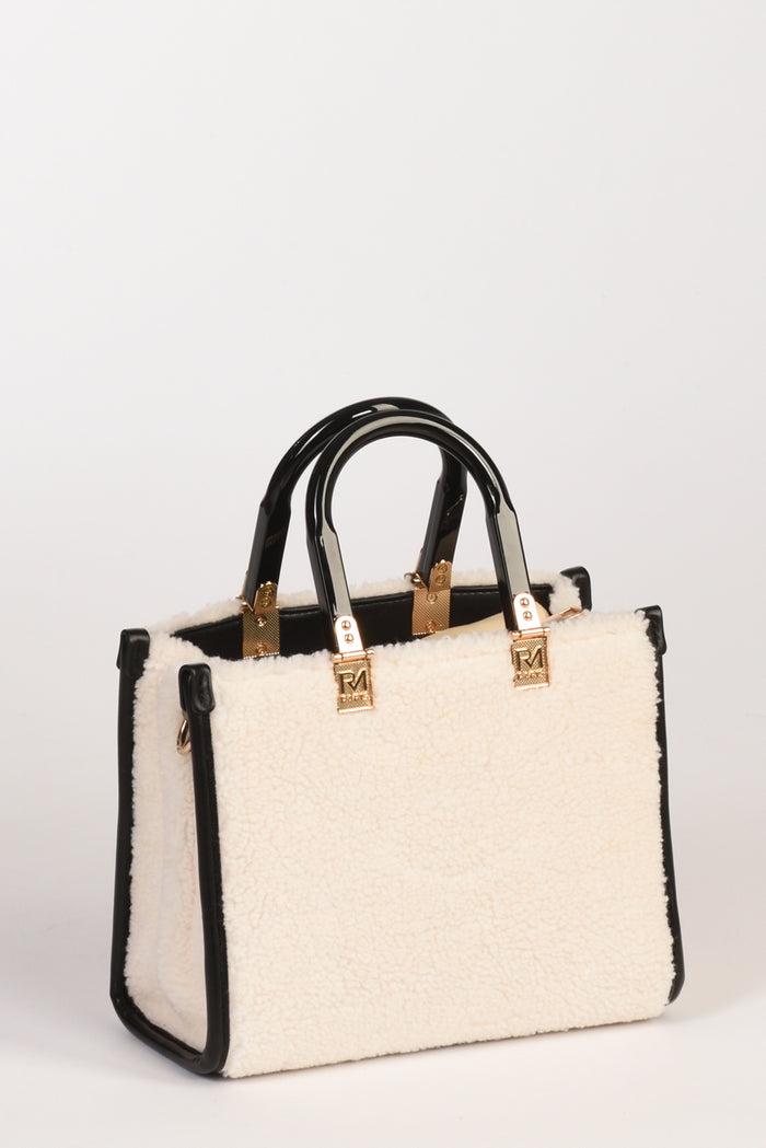 Rue Madam Paris Borsa Marvin Mini Bianco Naturale Donna - 5