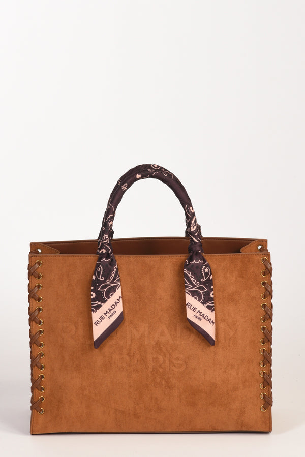 Rue Madam Paris Borsa Apache Tote Marrone Donna