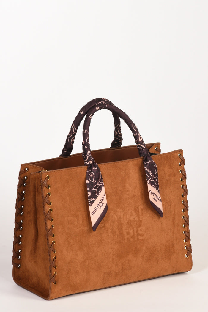 Rue Madam Paris Borsa Apache Tote Marrone Donna - 3
