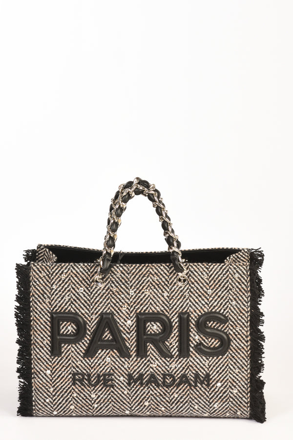 Rue Madam Paris Borsa Harris Nero Donna