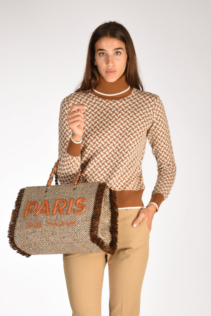 Rue Madam Paris Borsa Harris Beige/bianco Donna - 2