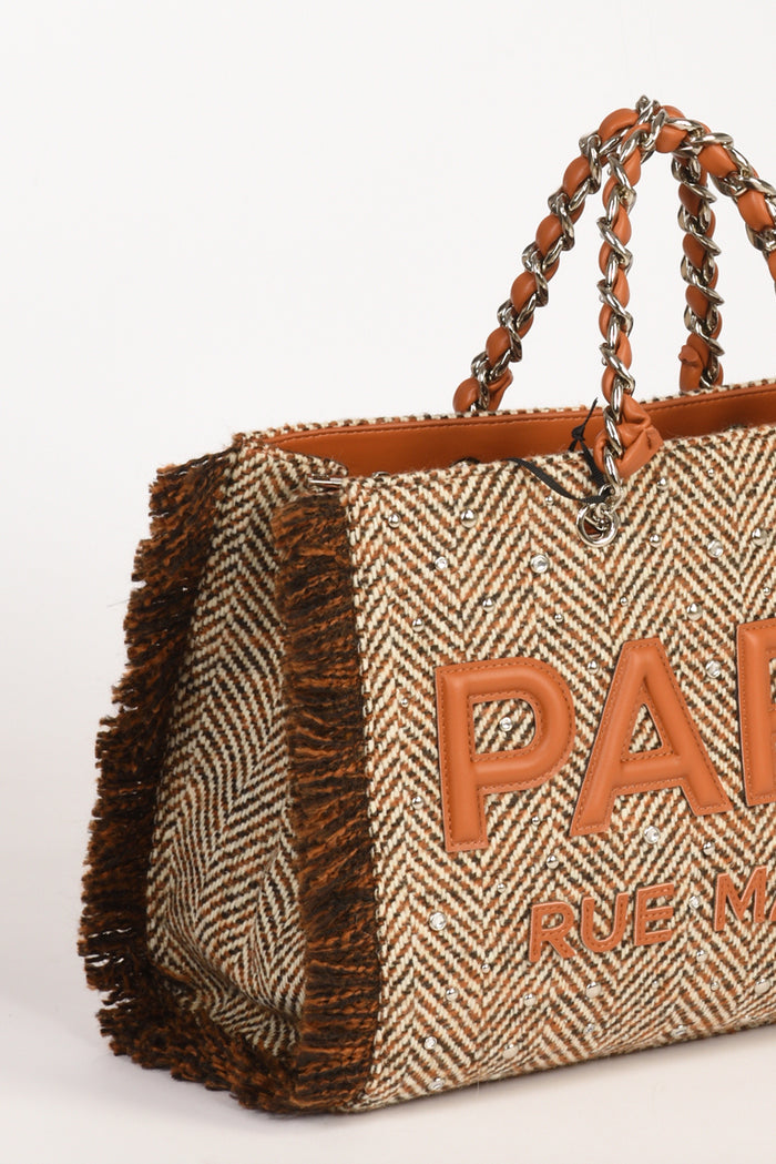 Rue Madam Paris Borsa Harris Beige/bianco Donna - 4