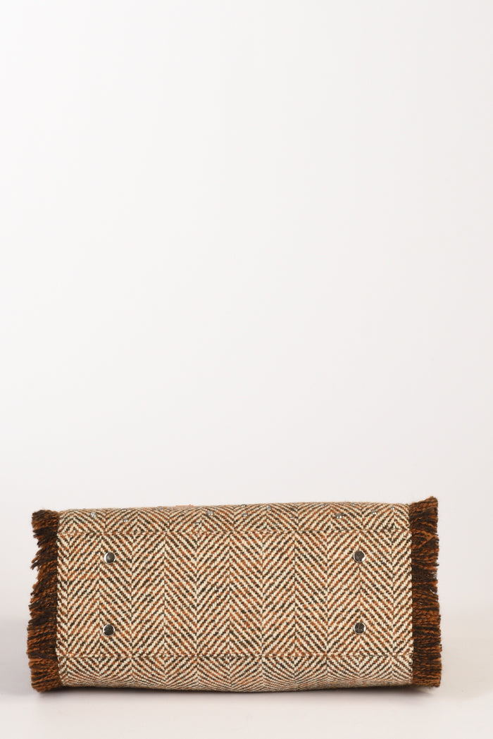 Rue Madam Paris Borsa Harris Beige/bianco Donna - 7