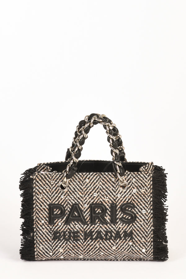 Rue Madam Paris Borsa Harris Nero Donna