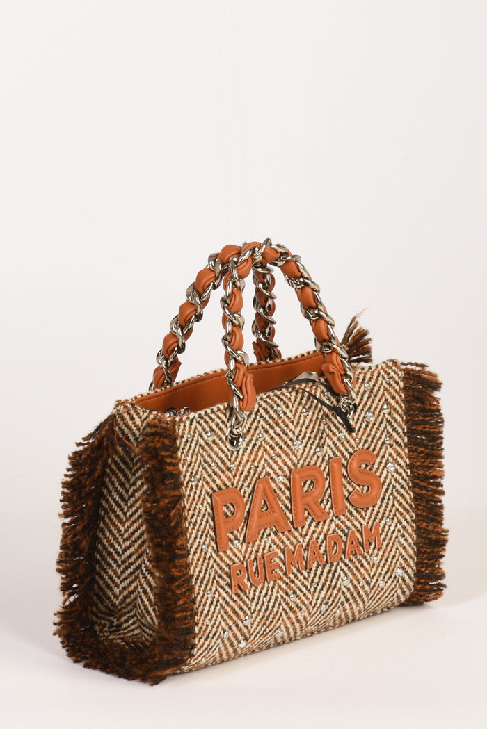 Rue Madam Paris Borsa Harris Beige/bianco Donna - 3