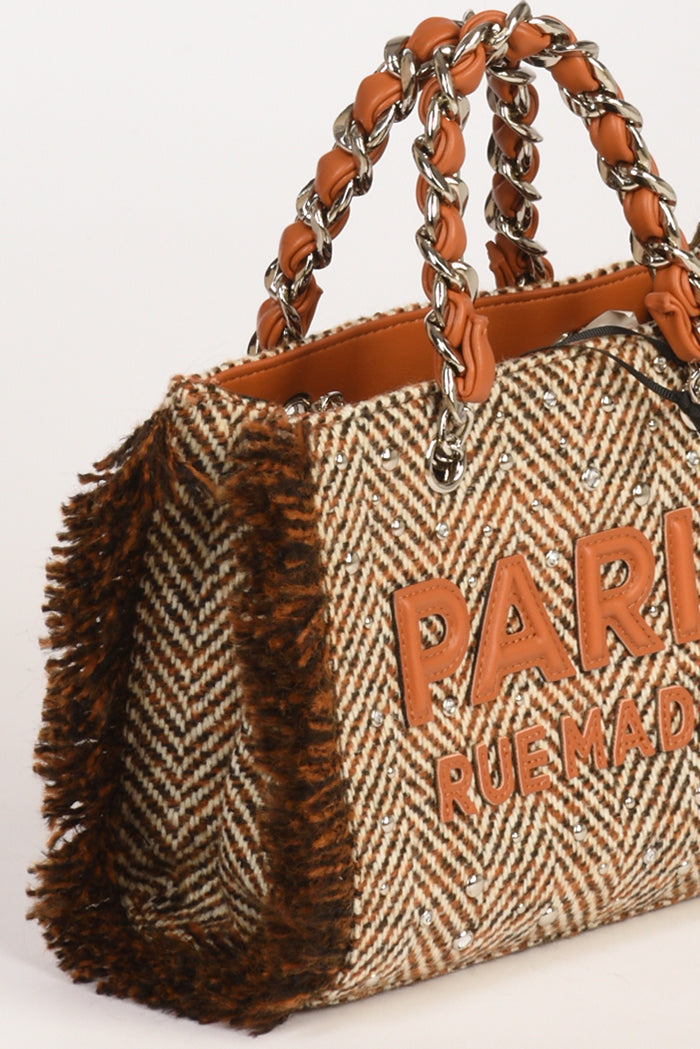 Rue Madam Paris Borsa Harris Beige/bianco Donna - 4