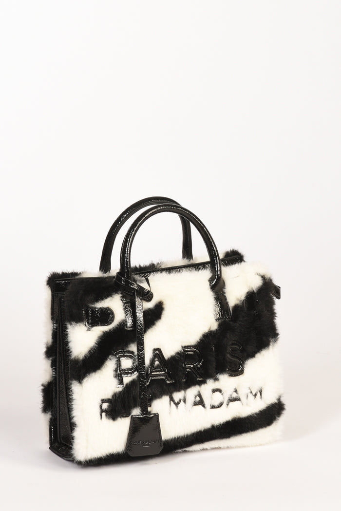 Rue Madam Paris Borsa Alaska Mini Nero/bianco Donna - 3