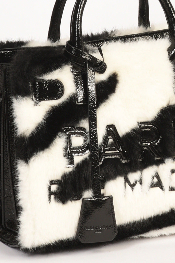 Rue Madam Paris Borsa Alaska Mini Nero/bianco Donna - 4