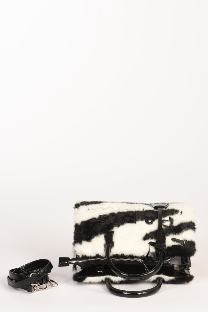 Rue Madam Paris Borsa Alaska Mini Nero/bianco Donna - 6