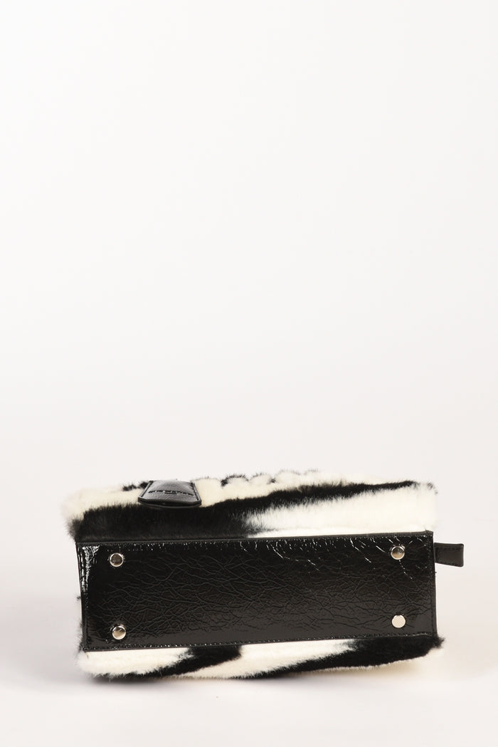 Rue Madam Paris Borsa Alaska Mini Nero/bianco Donna - 7