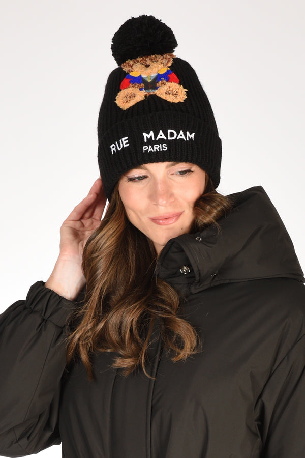 Rue Madam Paris Cappello Marvin Nero Donna