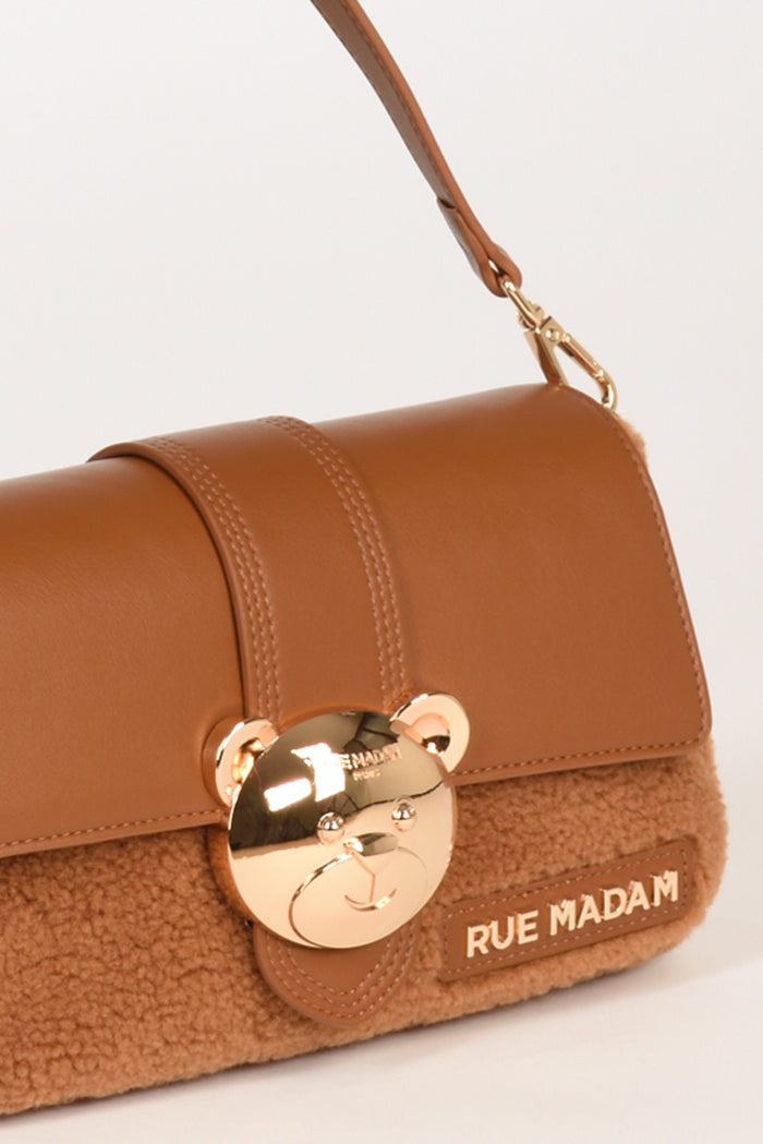 Rue Madam Paris Borsa Teddy Beige Donna - 4