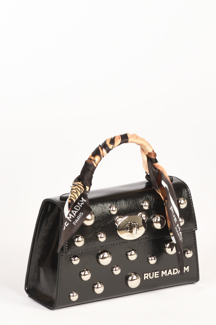Rue Madam Paris Borsa Teddy Mini Nero Donna - 3