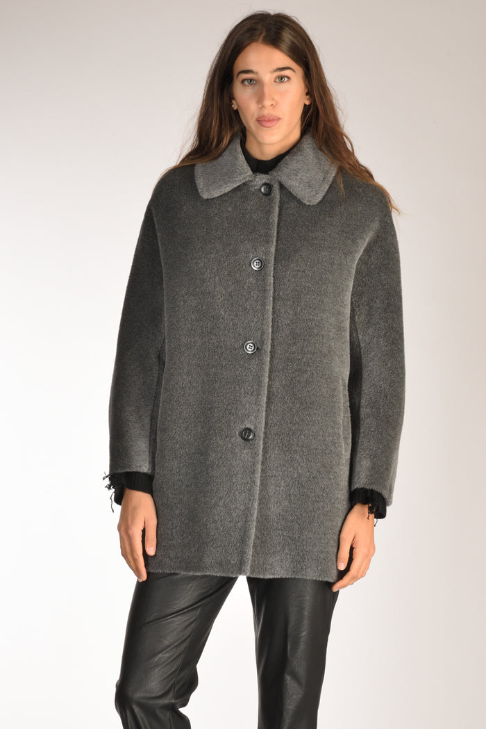 Five Cappotto Iris Grigio Donna - 1