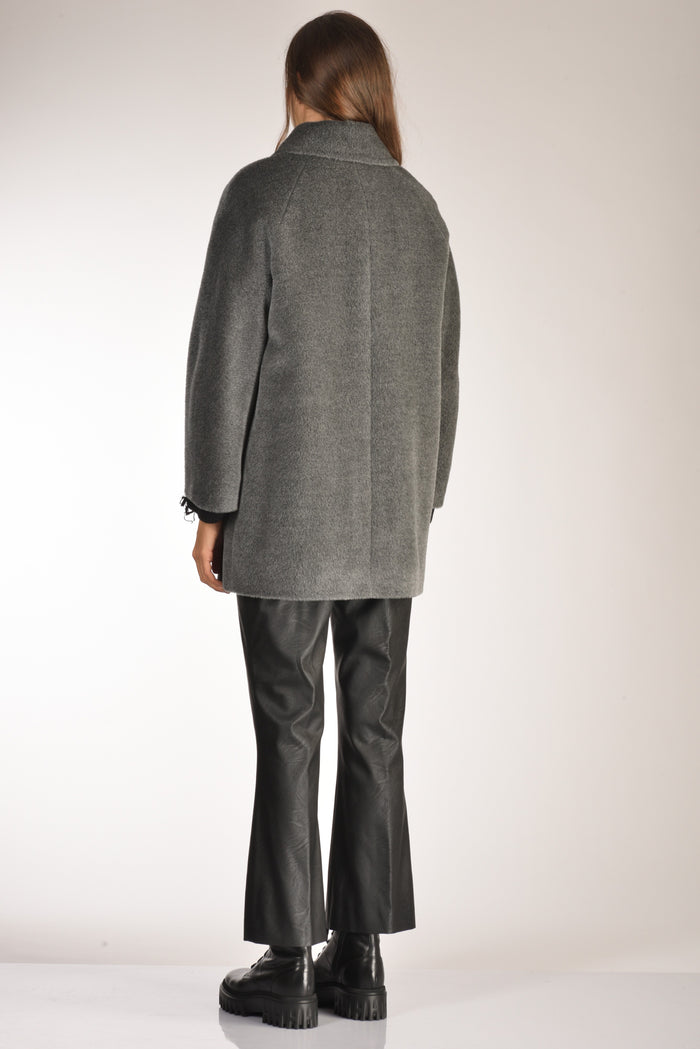 Five Cappotto Iris Grigio Donna - 5