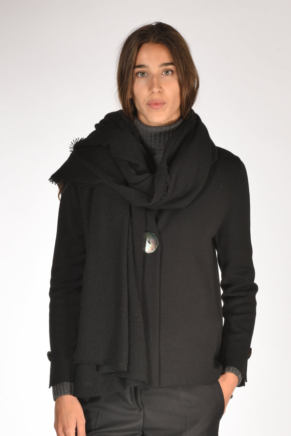 Faliero Sarti Sciarpa Adriel Nero Donna