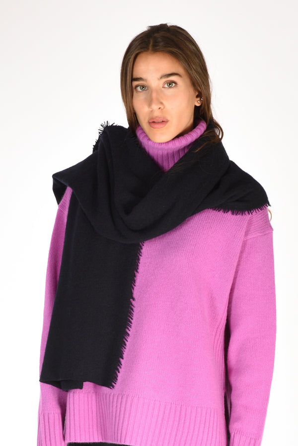 Faliero Sarti Sciarpa Adriel Blu Donna