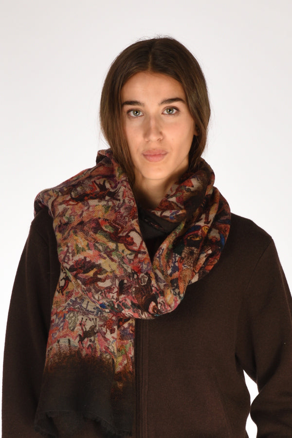 Faliero Sarti Sciarpa Ranch Multicolor Donna