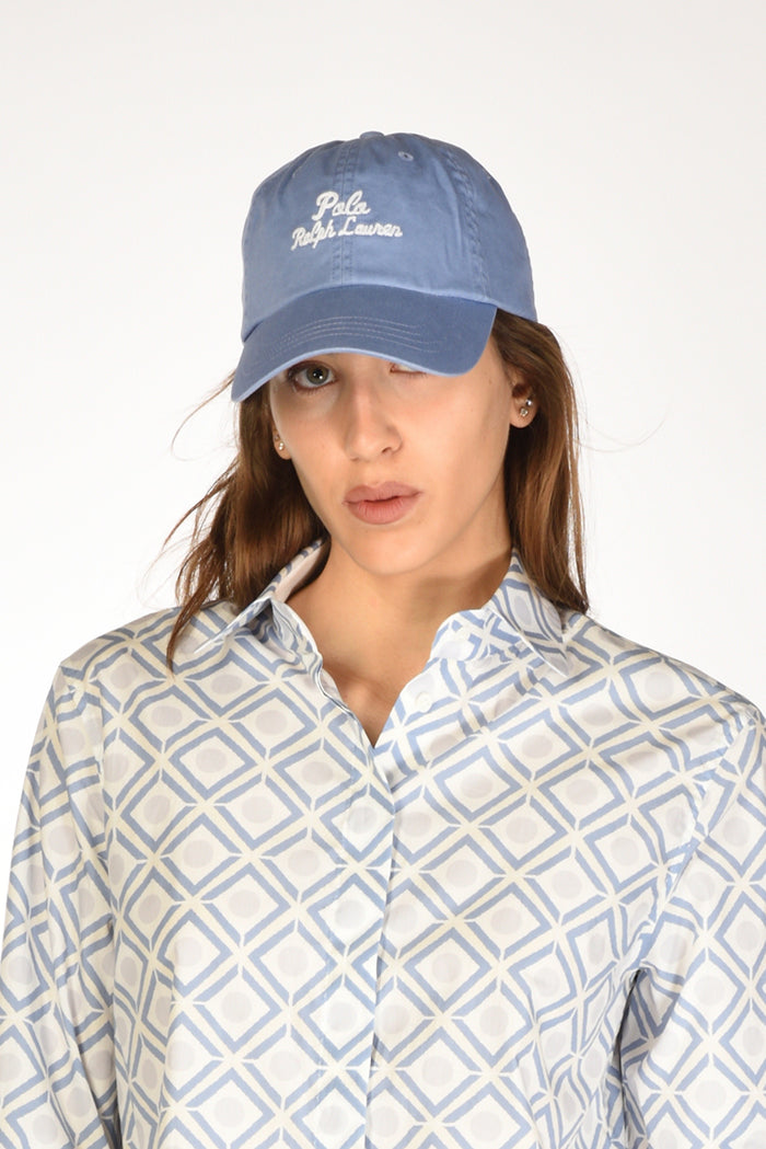 Polo Ralph Lauren Cappello Logo Azzurro Scuro Donna - 1