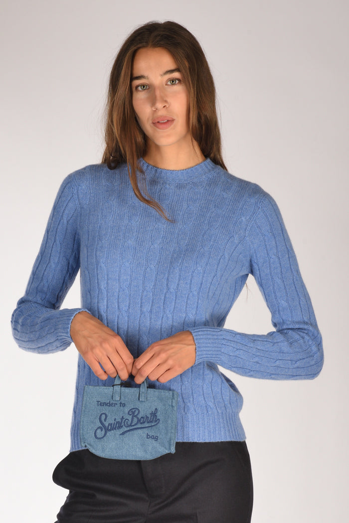 Mc2 Saint Barth Phone Bag Azzurro Scuro Donna - 2