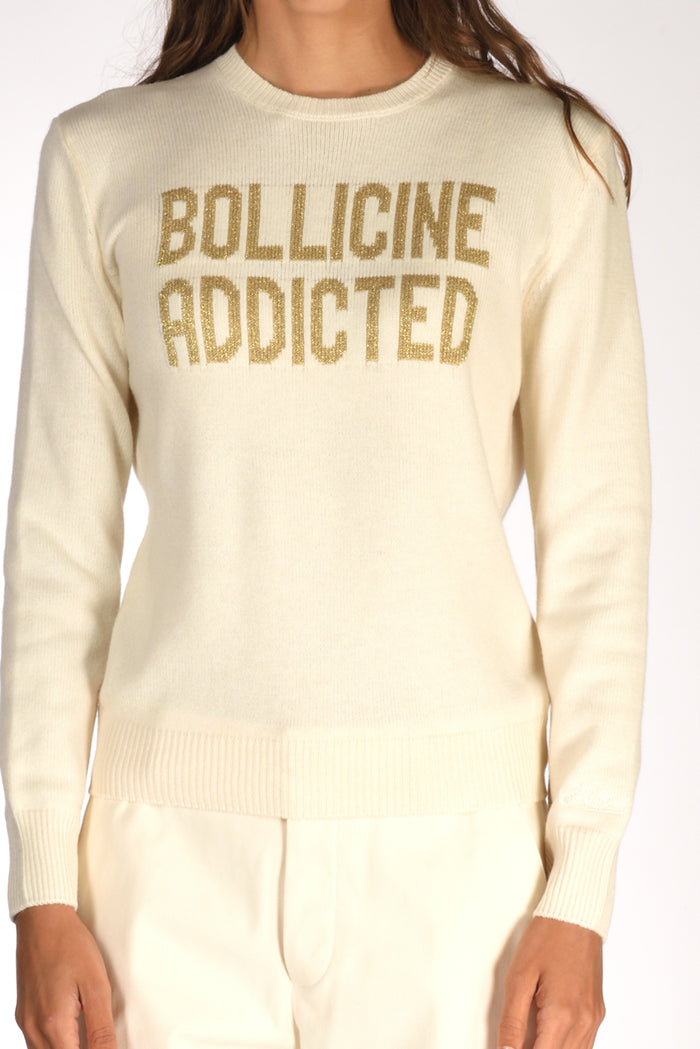 Mc2 Saint Barth Maglia New Queen Bianco/oro Donna - 3