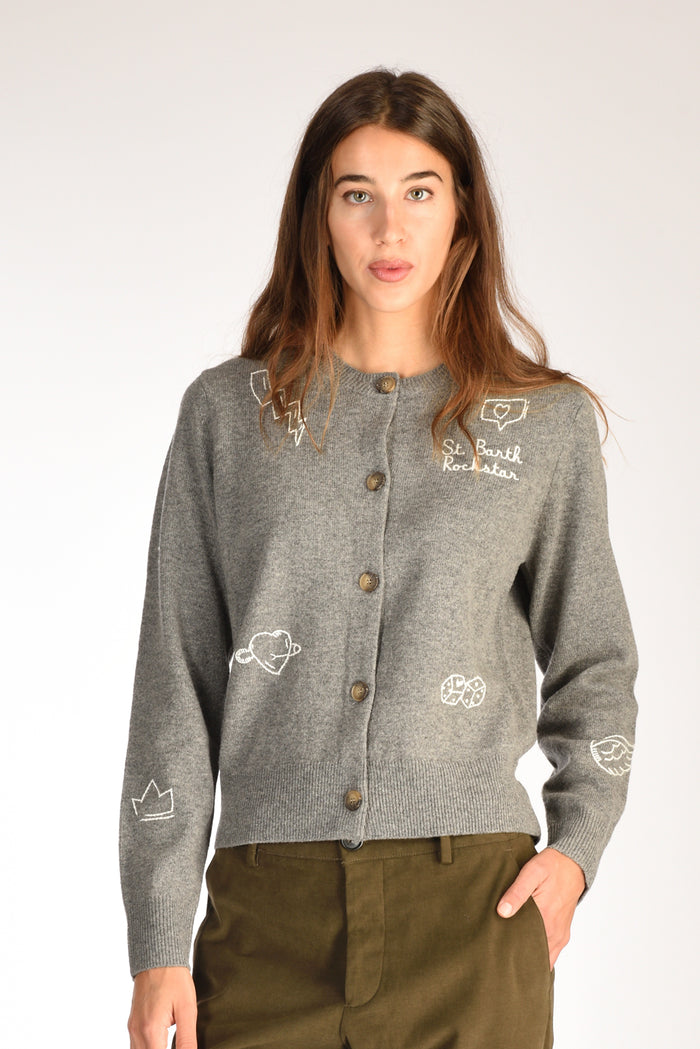 Mc2 Saint Barth Maglia Sierra Grigio Donna - 1