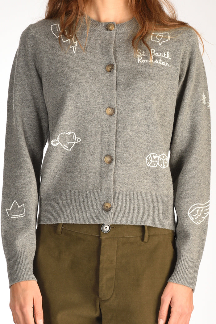 Mc2 Saint Barth Maglia Sierra Grigio Donna - 3