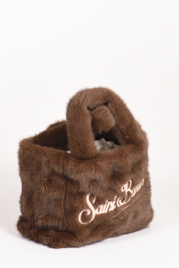 Mc2 Saint Barth Borsa Vanity Mini Marrone Donna-2