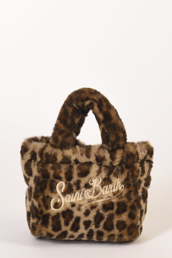 Mc2 Saint Barth Borsa Vanity Mini Beige/marrone Donna