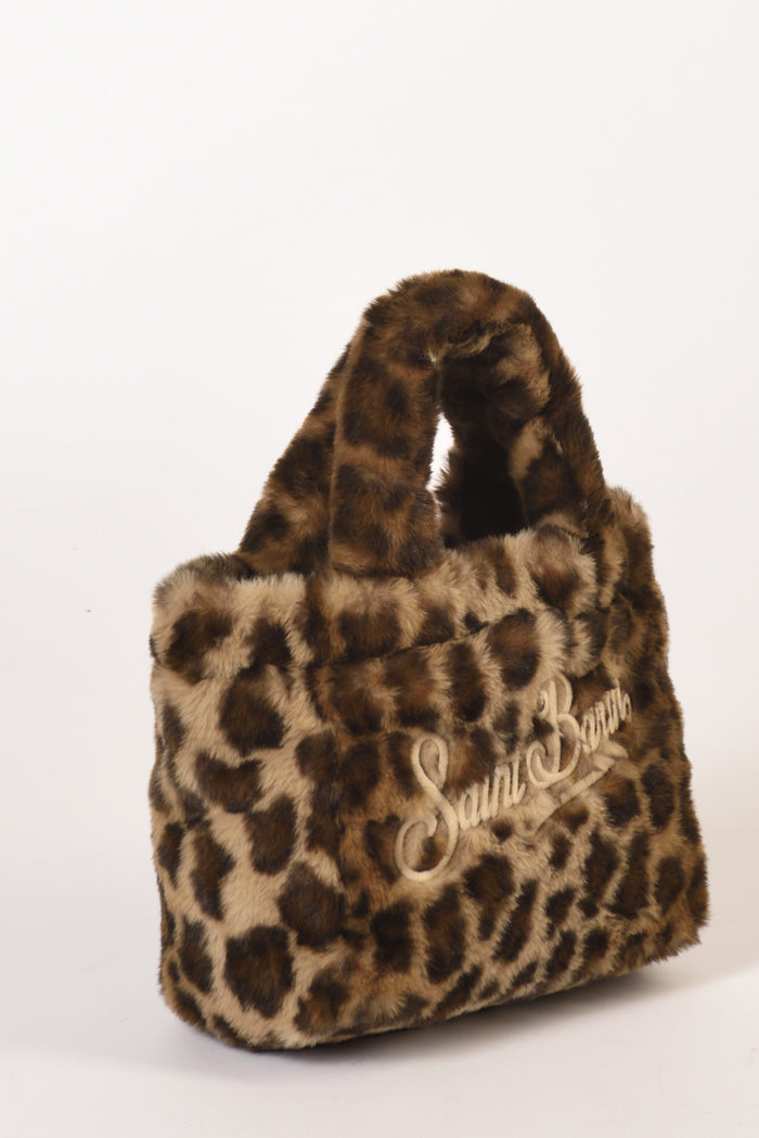 Mc2 Saint Barth Borsa Vanity Mini Beige/marrone Donna - 3