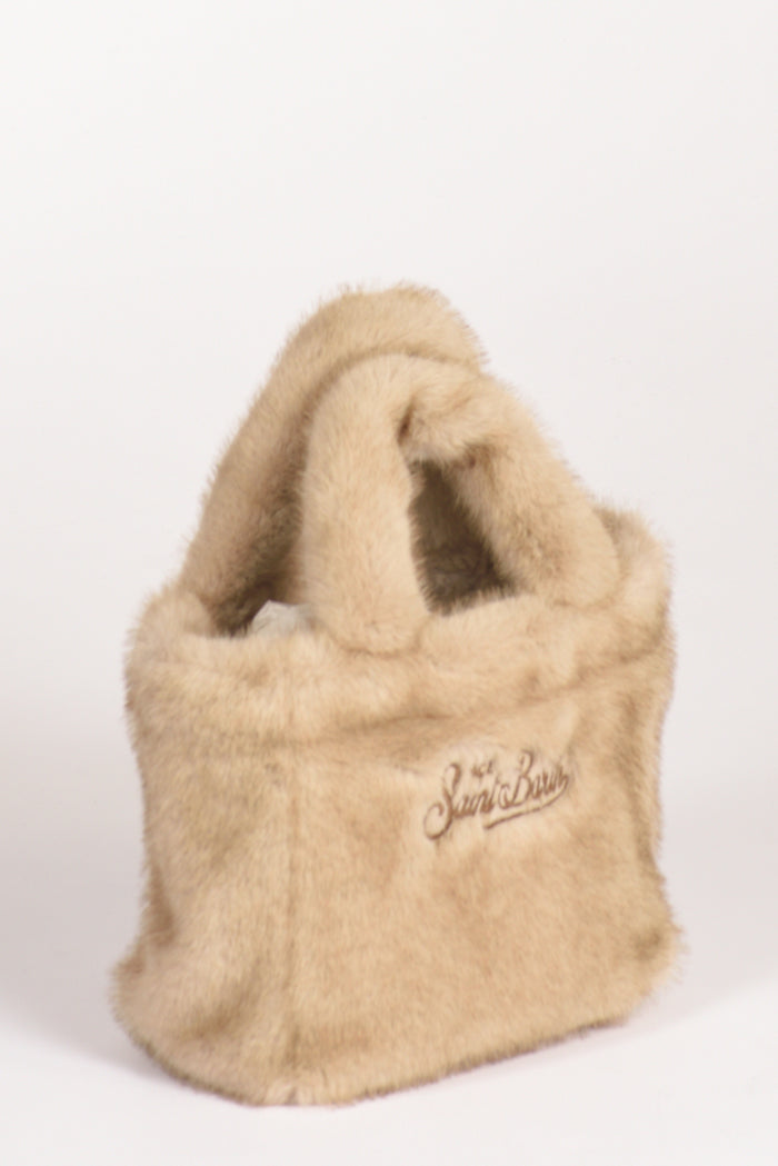 Mc2 Saint Barth Borsa Vanity Mini Beige Donna - 4