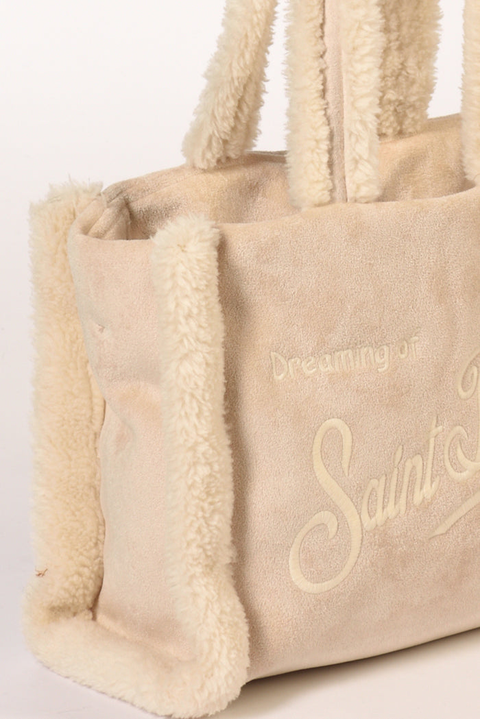 Mc2 Saint Barth Borsa Colette Beige/beige Scuro Donna - 4