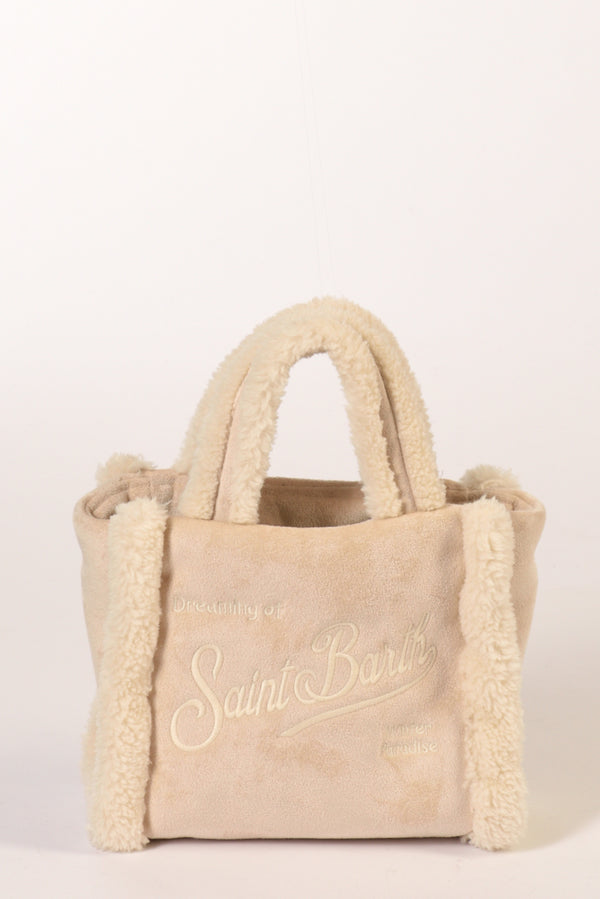 Mc2 Saint Barth Borsa Vanity Mini Beige/beige Scuro Donna
