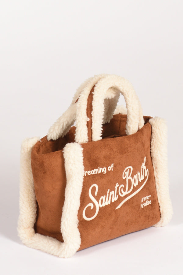 Mc2 Saint Barth Borsa Vanity Mini Beige Cuoio Donna-2