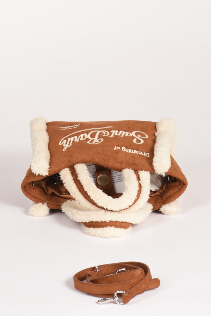 Mc2 Saint Barth Borsa Vanity Mini Beige Cuoio Donna - 5