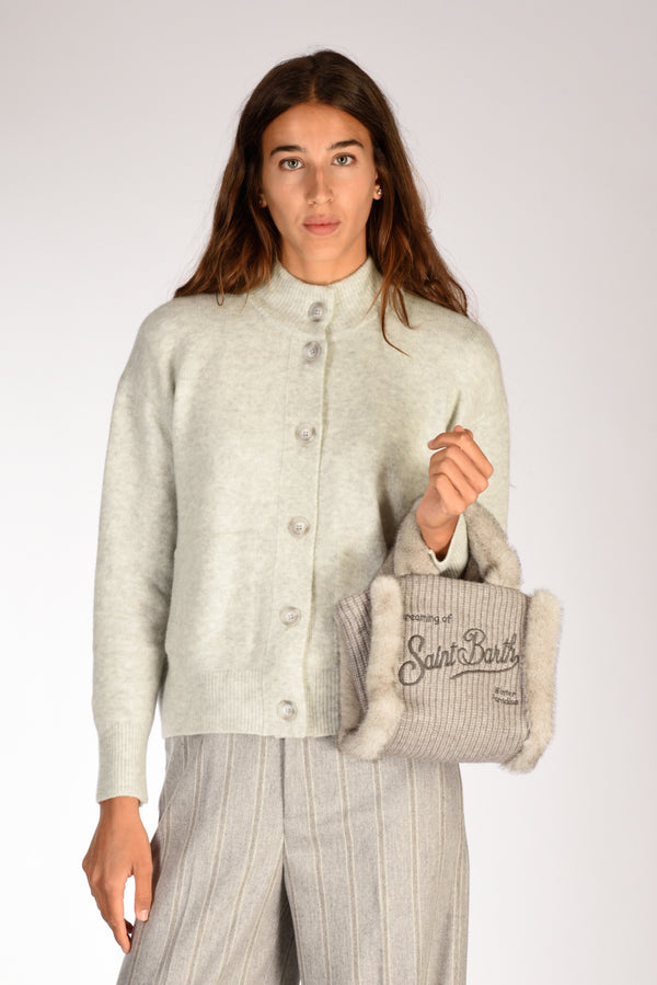 Mc2 Saint Barth Borsa Vanity Mini Grigio Donna-2